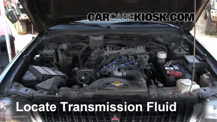1997 Mitsubishi Montero Sport XLS 3.0L V6 Transmission Fluid Check Fluid Level